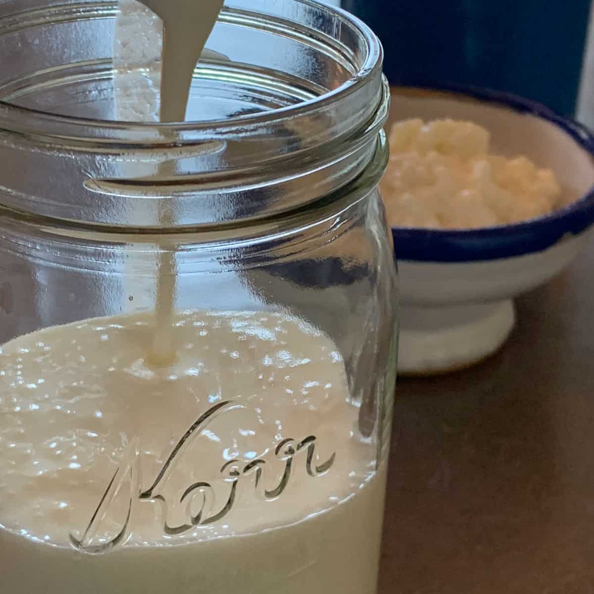 Homemade Kefir -Fermented Milk Drink