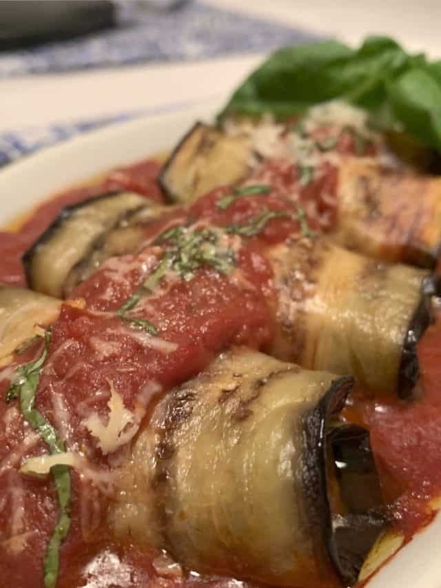 Eggplant Rollatini With Homemade Ricotta