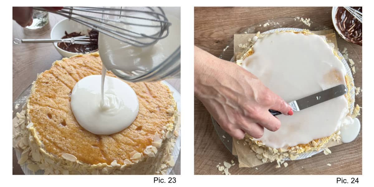 Spread the icing on the cake.