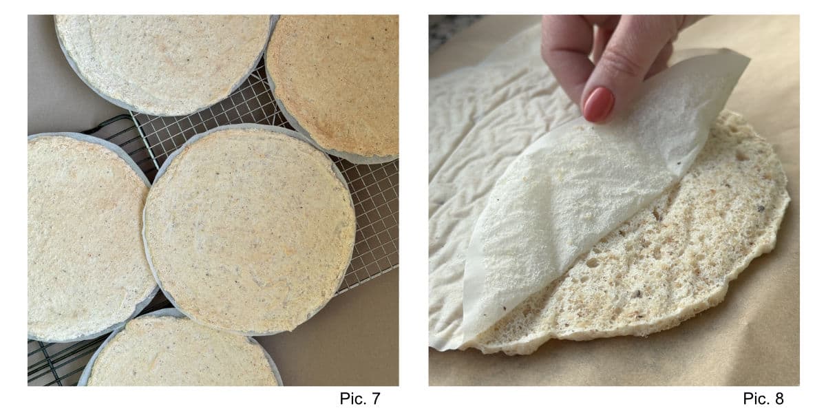 Making the Dacquoise layer.